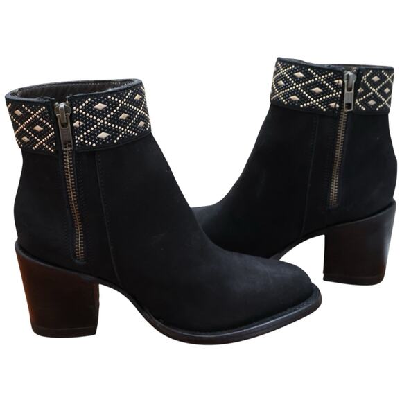 Vaquero Signature Women's Botineta Ankle Boot In Black Size 8 - Picture 10 of 14